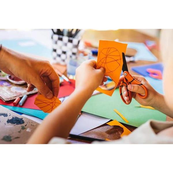 Fiskars Kinderschere 13cm Basketball 6+